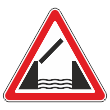 Дорожный знак 1.9 «Разводной мост» (металл 0,8 мм, III типоразмер: сторона 1200 мм, С/О пленка: тип А инженерная)